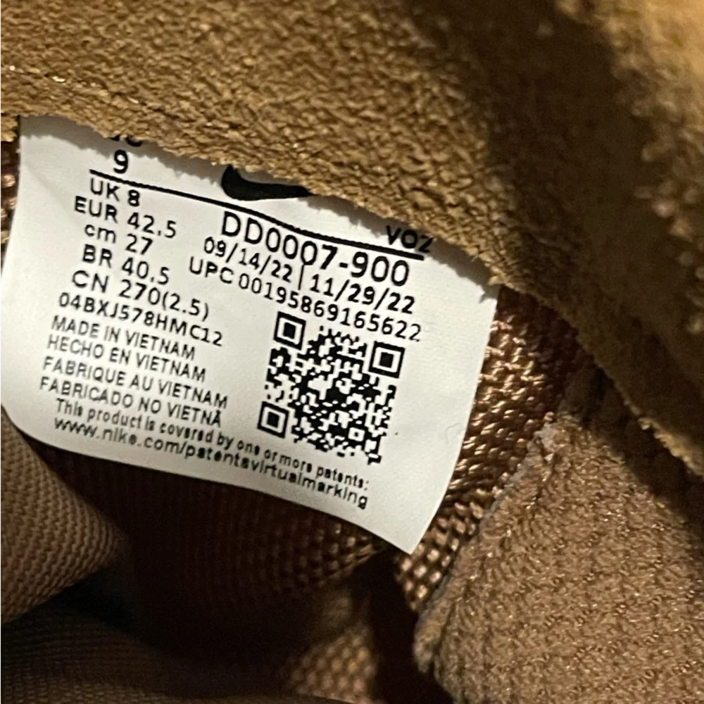 Nike SFB B1 ‘Coyote’ Leather Tactical Boots Size 9